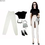 Fashion Doll Clothes Set for 11.5" Outfits 1/6 Accessories Shoes Bag Glasses