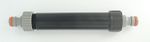 In Line Water Filter to 1/2" Snap On Connectors for standard garden hose pipe