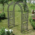 Heavy Duty Garden Arch Trellis for Climbing Plants Vine Wedding Archway Outdoor
