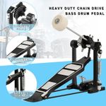 Single Bass Drum Pedal Foot Percussion Hardware Kick Drum Kit Single Chain Drive