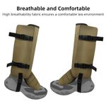 ›Snake Gaiters For Hiking And Breathable Snake Proof Leg Sleeves Adjustable