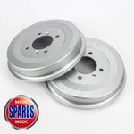 MGB Rear Tube Axle Brake Drums 1966 onwards PAIR - BTB706