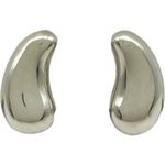 Tiffany TIFFANY&CO Bean's Earrings Silver 925 Jewelry Used