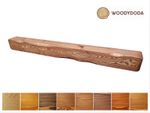 Pine Mantle Piece Beam Fireplace Shelf - Red Wood - 11 Wax Colours - Rustic Edge