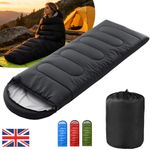 4 Season Sleeping Bag Waterproof Outdoor Camping Hiking Envelope Single Zip Bags