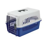 KCT SMALL BLUE PLASTIC PET CARRIER CAT DOG PORTABLE CRATE PUPPY TRANSPORT