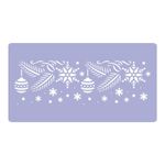 Plastic Reusable Window Christmas Stencil // CHRISTMAS BRANCH #2 // Template
