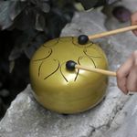 8 Note Note Drum Rounded Body Music Gear Stone-Like