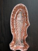 Large Vintage Copper Fish Jelly Mould Retro Aspic Cake Tin Wall Hanging Decor