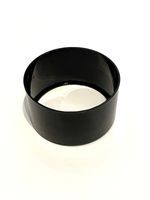 PLASTICA 50mm CONVERSION REDUCER PLAIN SLIP TO UK IMPERIAL 1.5"  GLUE IN BLACK