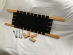Apache Extra wide + deep ash canoe centre seat  with fixings, webbed and oiled