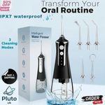INTELLI  Cordless Water Flosser Dental Electric Oral Irrigator Teeth Cleaner UK✔