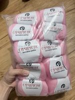 Pink 100% pure cashmere yarn 10 balls 500g 2/26Nm 4ply weight