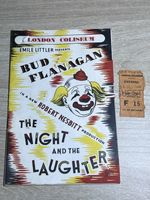 Bud Flanagan The Night and the Laughter London Coliseum Programme + Ticket 1946