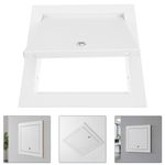 White Aluminum Access Panel for Drywall Ceiling Lockable Durable Seamless
