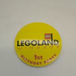 LEGOLAND Windsor 1st birthday party  badge pin 