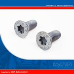 2x Brake Disc Retaining Screws Countersunk Bolt - M6 x 16mm N10648301 - VW Audi
