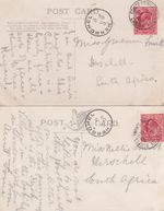 GB 1908 Franco-British Exhibition Single-Ring Postmarks (2)               (p532)