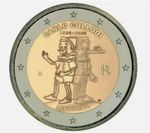 Italy coin 2€ Euro 2026 Pinocchio 200y birthday Carlo Collodi Disney Wood nose