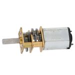 12FN20 DC6V Gear Motor 10RPM 3x10mm Shaft Gearbox Reduction Motor