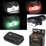 NGT HeadTorch Headlamp Fishing Red Green White 330 Lms Rechargeable SensorBeam