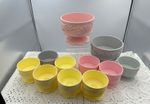 K Newmark Plastics Vintage Joblot x 11 Florist Flower Arranging Pots