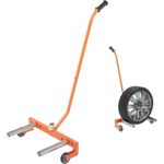 Heavy-Duty Adjustable Wheel Dolly Tire Mover 350 lb Capacity Tire Lifting Tool