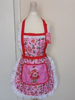 Lovely Women's Strawberry Shortcake Retro Kitchen Waterproof Apron with Pocket