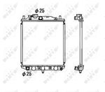 NRF 53673 Radiator, engine cooling for DAIHATSU