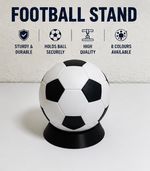 Football Stand Holder Display 8 Colours Available Size 5 Durable Plastic