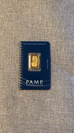 PAMP Suisse 5g Gold Bar .9999 in Assay Card Lady Fortuna Cert No. A092622