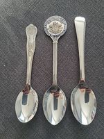 Small Silver Sppons Set of 3 In Very Good Condition See Photos
