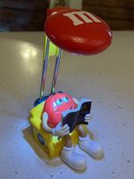 m&m's Red Figure LED Desk Light Lamp 2009 - RARE! WORKS!