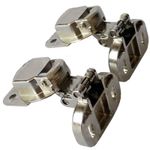 2 x Integrated Washing Machine Cupboard Door Hinges for HOOVER  36629x2