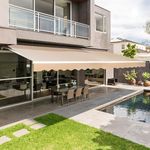 Garden Retractable Awning Manual Patio House Awning Canopy Sun Shade Shelter