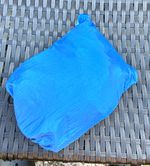 Portable Camping Hammock Fabric Blue & Light Blue with Ropes
