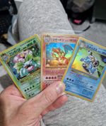 Charizard, Venusuar & Blastoise Jap Holo 1996 Style Pokémon Card Japanese