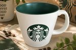 Starbucks White Green Logo Mug Coffee Tea Cup Large Ceramic Gift Mug