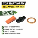 TD5 Fuel Filter Non Return Valve Kit Defender Discovery 2 Starting Fix DA3950