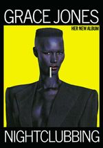 GRACE JONES - NIGHT CLUBBING ICONIC 80'S POSTER - A1 - RARE
