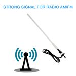 Marine Waterproof Rubber Antenna FM AM Boat Radio Aerial for Yacht ATV UTV Car