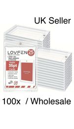 100x LOVFEN Magnetic Card Holder Cases - 35pt - Trading Sports Topps Pokemon NEW