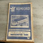 1960 ROMFORD V NORTHAMPTON TOWN 60/61 FA CUP 2ND ROUND FOOTBALL PROGRAMME
