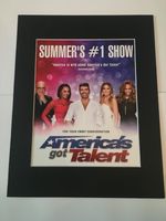 AMERICA'S GOT TALENT TV SERIES-mounted original advert 14x11 inches