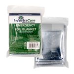 IndustraCare Emergency Thermal Foil Blanket First Aid Camping Travel Outdoor