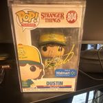 Funko Pop! Television Stranger Things Dustin #804 Walmart Exclusive (signed) JSA