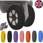 8Pcs Luggage Wheel Cover Silicone Reduce Noise Suitcase Caster Wheel Protector