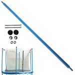 4x Trampoline Poles Replacement Straight Trampoline Enclosure Poles 5.7FT /6.4FT