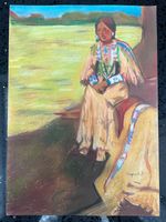 Maynard Dixon Drawing on paper (Handmade) signed and stamped mixed media.