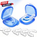2PCS Moldable Mouth Guards Dental Retainer Teeth Grinding Guard with BOX